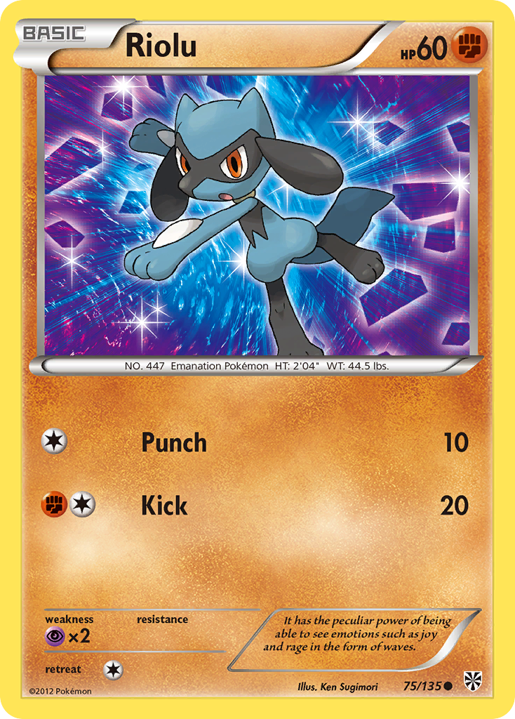 Riolu (75/135) [Black & White: Plasma Storm] | Odin's Place
