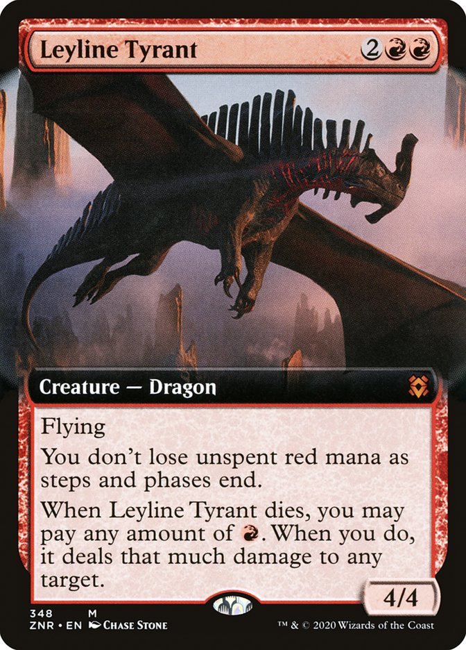 Leyline Tyrant (Extended Art) [Zendikar Rising] | Odin's Place