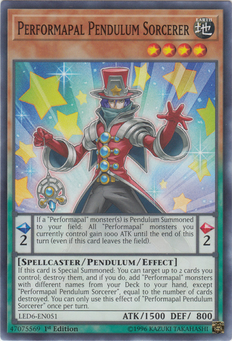 Performapal Pendulum Sorcerer [LED6-EN051] Common | Odin's Place