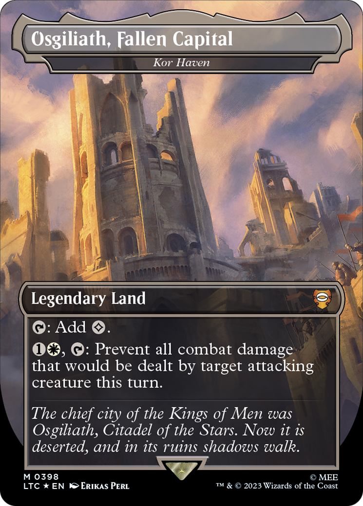 Osgiliath, Fallen Capital - Kor Haven (Surge Foil Realms and Relics) [The Lord of the Rings: Tales of Middle-Earth Commander] | Odin's Place