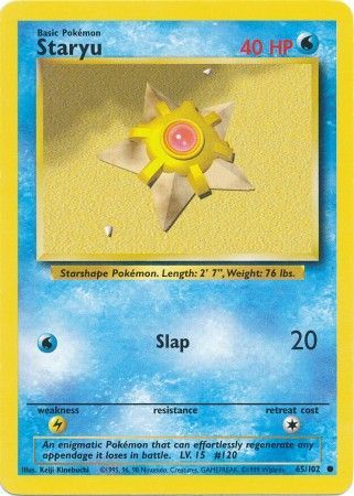 Staryu (65/102) [Base Set Unlimited] | Odin's Place