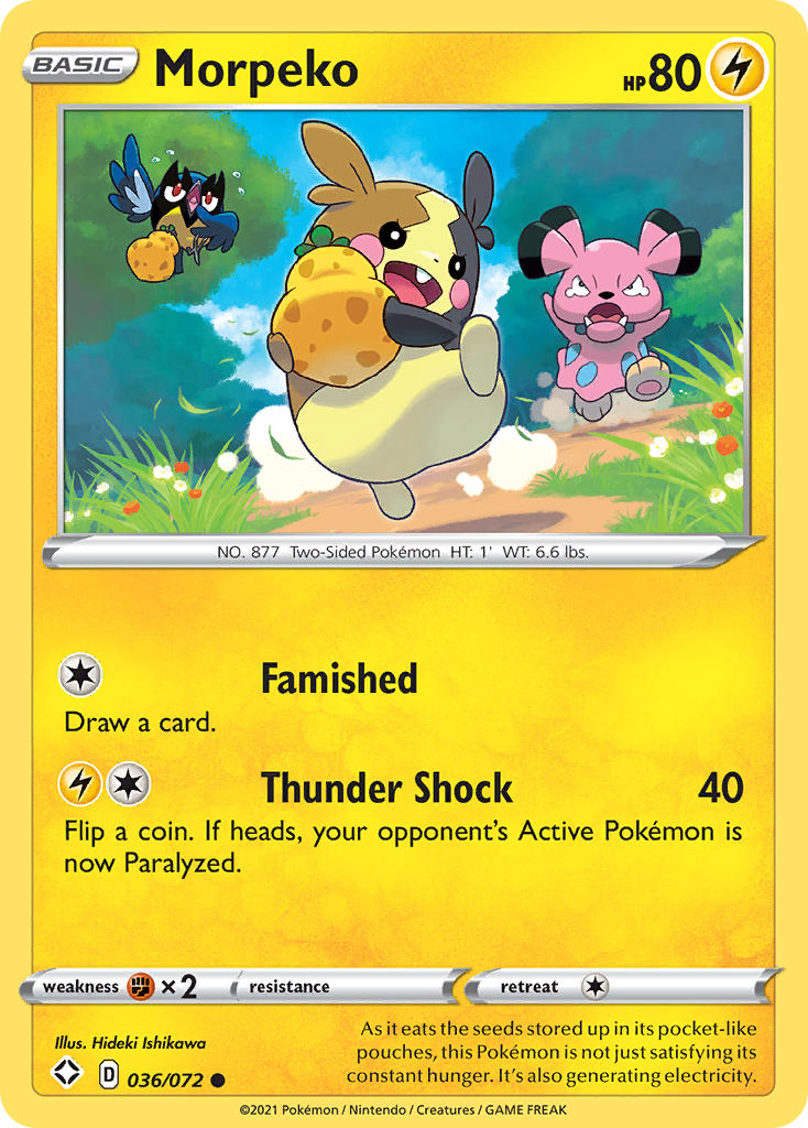 Morpeko (036/072) [Sword & Shield: Shining Fates] | Odin's Place