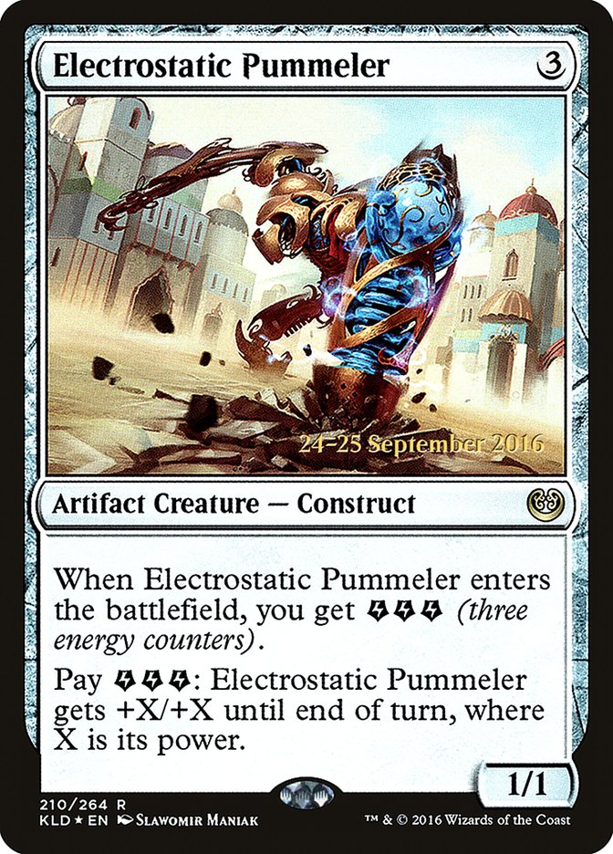 Electrostatic Pummeler (210) [Kaladesh Prerelease Promos] | Odin's Place