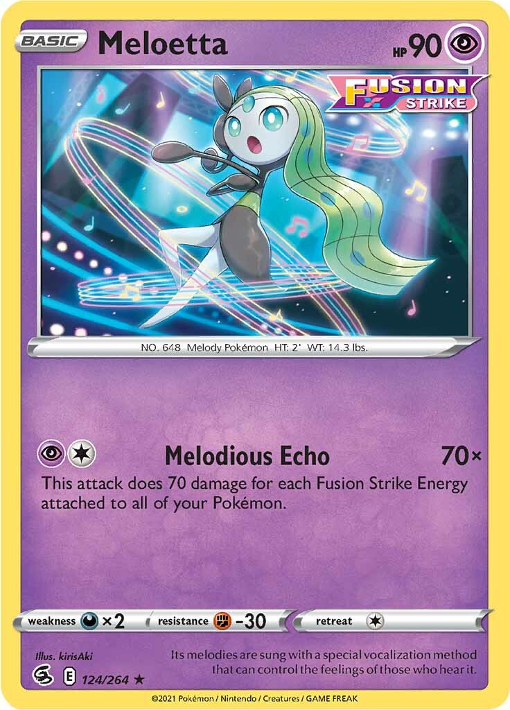 Meloetta (124/264) [Sword & Shield: Fusion Strike] | Odin's Place