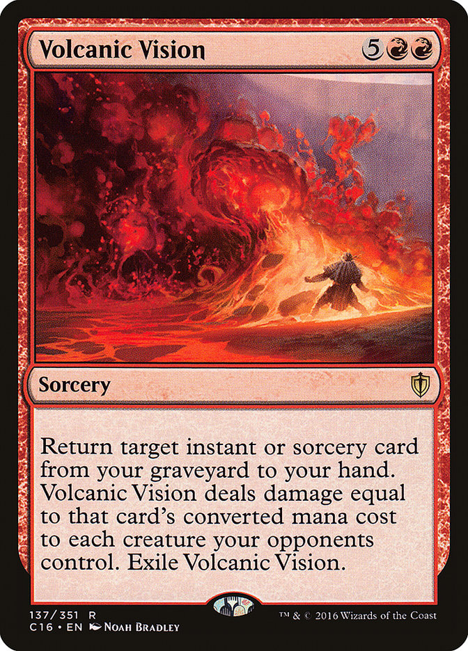 Volcanic Vision (137) [Commander 2016] | Odin's Place
