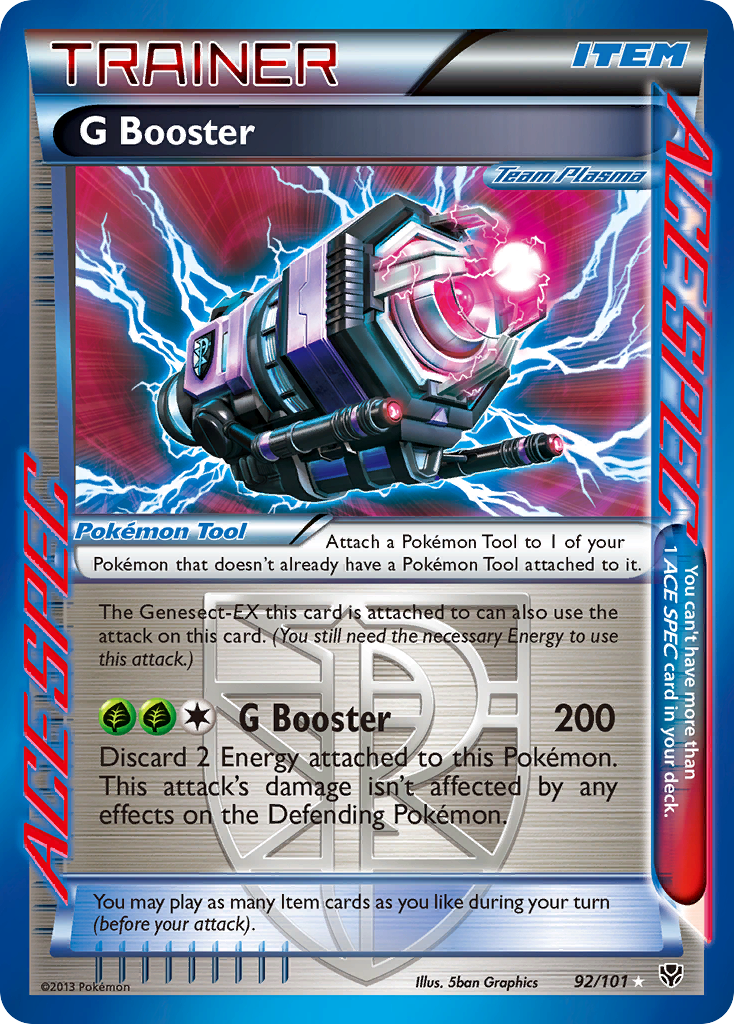 G Booster (92/101) [Black & White: Plasma Blast] | Odin's Place