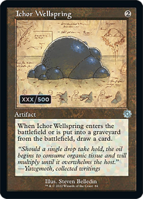 Ichor Wellspring (Retro Schematic) (Serialized) [The Brothers' War Retro Artifacts] | Odin's Place