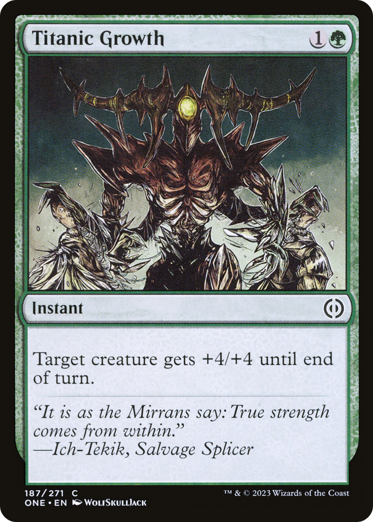 Titanic Growth [Phyrexia: All Will Be One] | Odin's Place