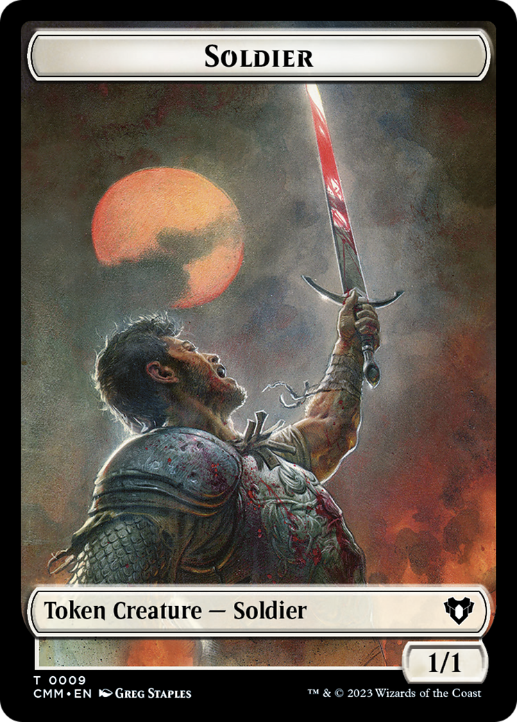 Soldier // Ogre Double-Sided Token [Commander Masters Tokens] | Odin's Place