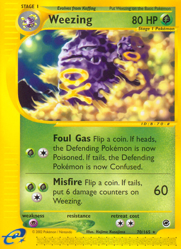 Weezing (70/165) [Expedition: Base Set] | Odin's Place