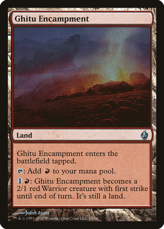 Ghitu Encampment (29) [Premium Deck Series: Fire and Lightning] | Odin's Place