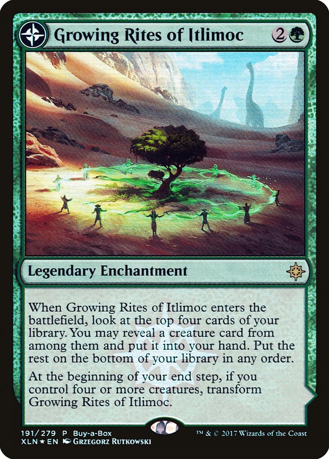 Growing Rites of Itlimoc // Itlimoc, Cradle of the Sun (Buy-A-Box) [Ixalan Treasure Chest] | Odin's Place