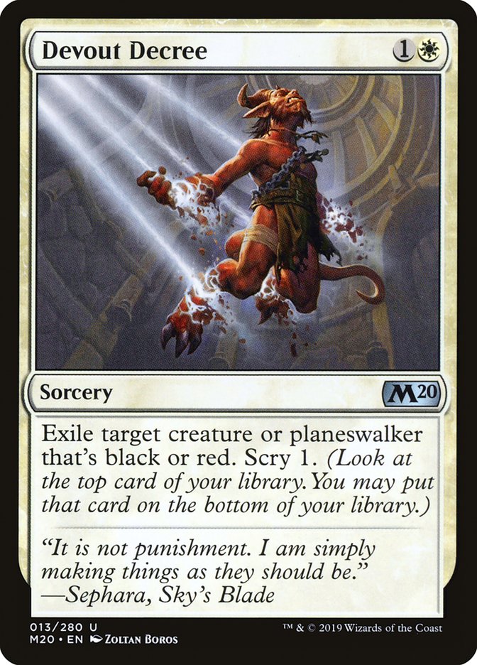 Devout Decree (13) [Core Set 2020] | Odin's Place