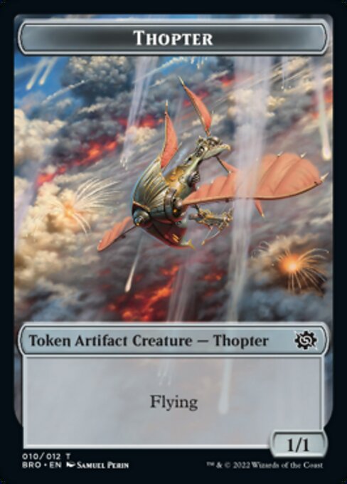 Powerstone // Thopter Double-Sided Token [The Brothers' War Tokens] | Odin's Place