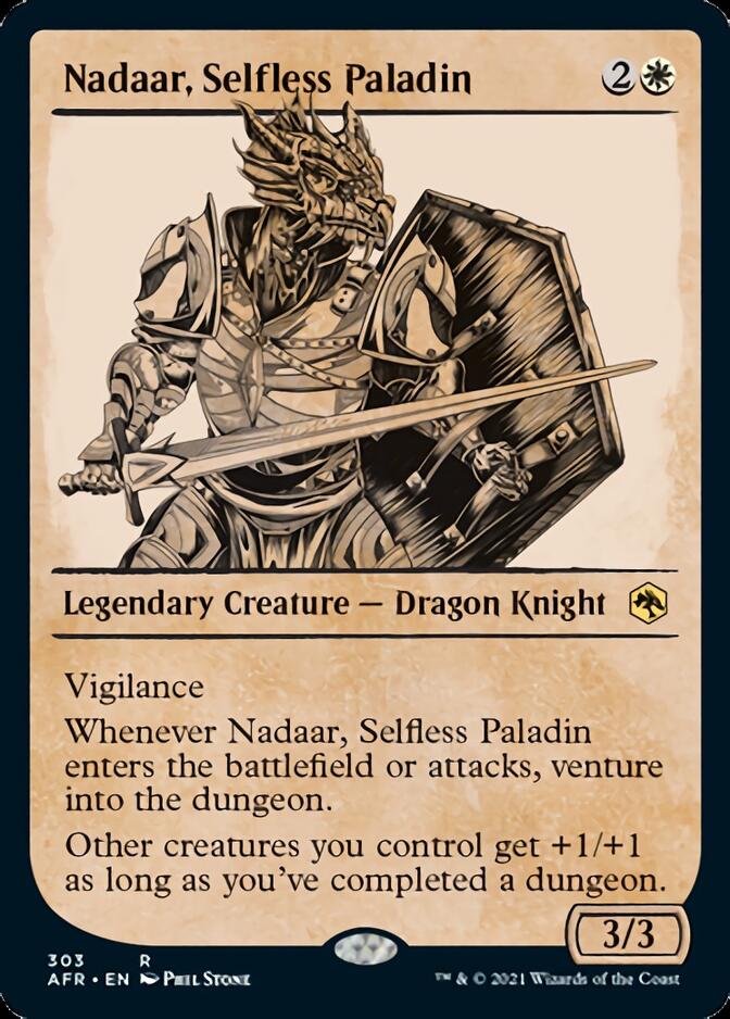 Nadaar, Selfless Paladin (Showcase) [Dungeons & Dragons: Adventures in the Forgotten Realms] | Odin's Place