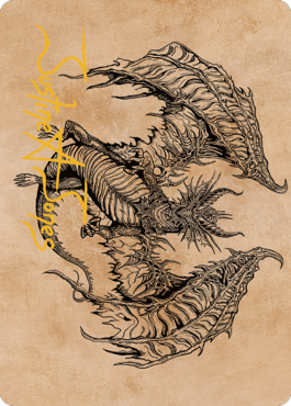Ganax, Astral Hunter Art Card (Gold-Stamped Signature) [Commander Legends: Battle for Baldur's Gate Art Series] | Odin's Place