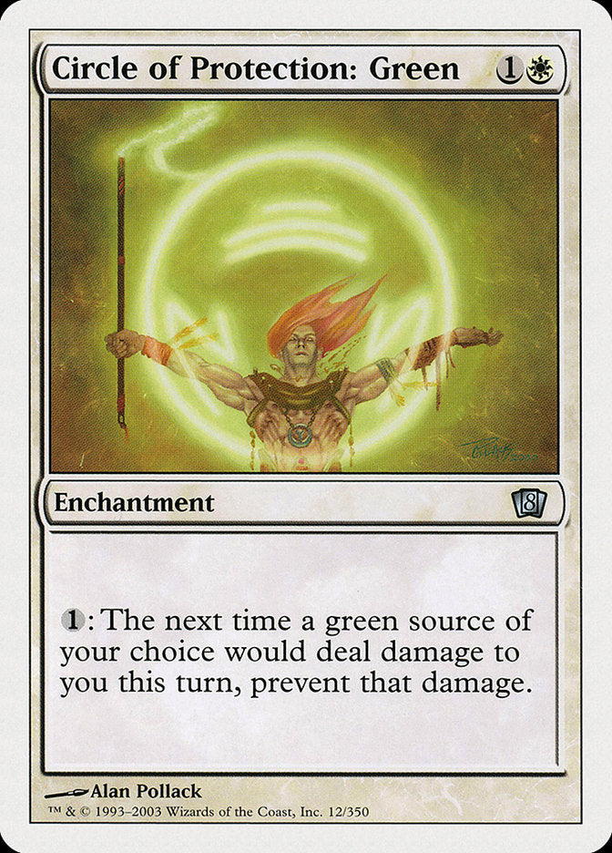 Circle of Protection: Green (12) [Eighth Edition] | Odin's Place
