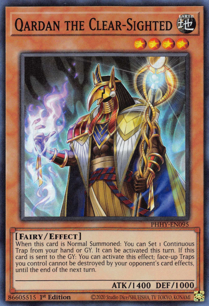 Qardan the Clear-Sighted [PHHY-EN095] Super Rare | Odin's Place