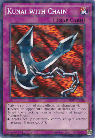 Kunai with Chain [BP03-EN210] Shatterfoil Rare | Odin's Place