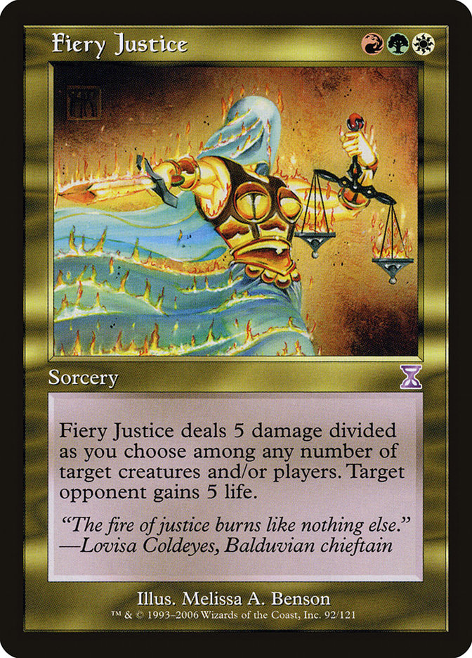 Fiery Justice (92) [Time Spiral Timeshifted] | Odin's Place