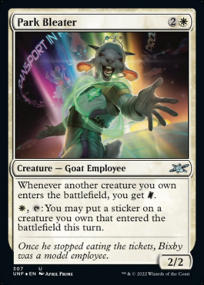 Park Bleater (Galaxy Foil) [Unfinity] | Odin's Place