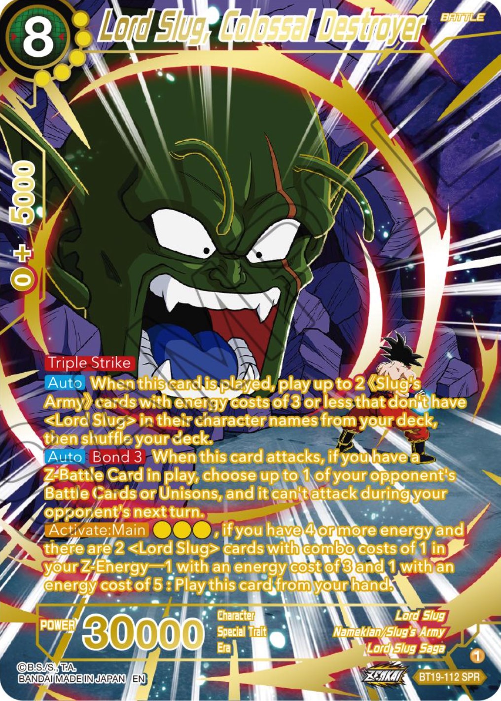 Lord Slug, Colossal Destroyer (SPR) (BT19-112) [Fighter's Ambition] | Odin's Place