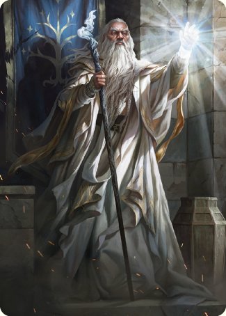 Gandalf the White Art Card [The Lord of the Rings: Tales of Middle-earth Art Series] | Odin's Place