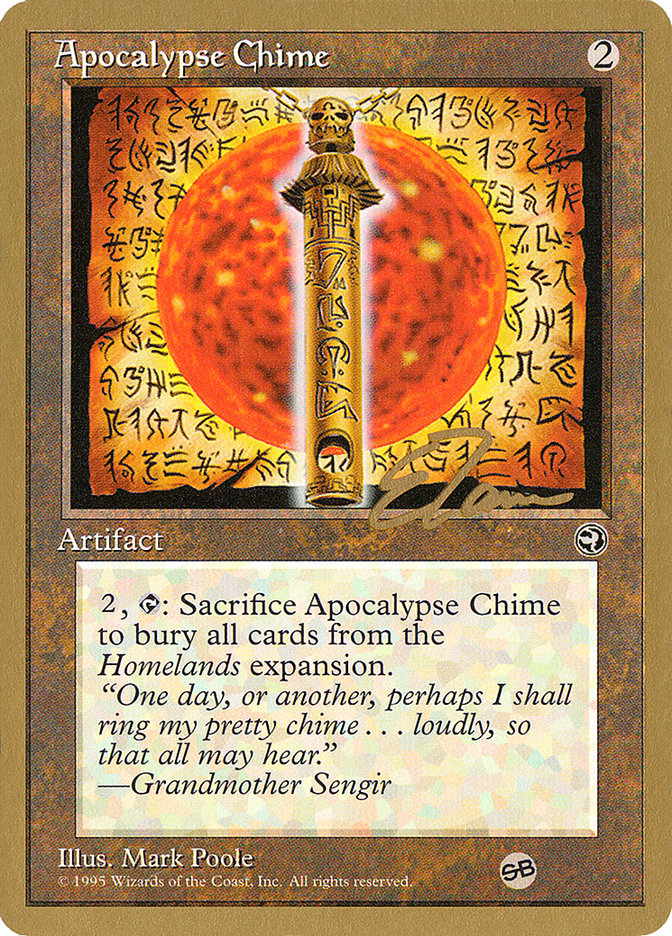 Apocalypse Chime (Eric Tam) (SB) [Pro Tour Collector Set] | Odin's Place