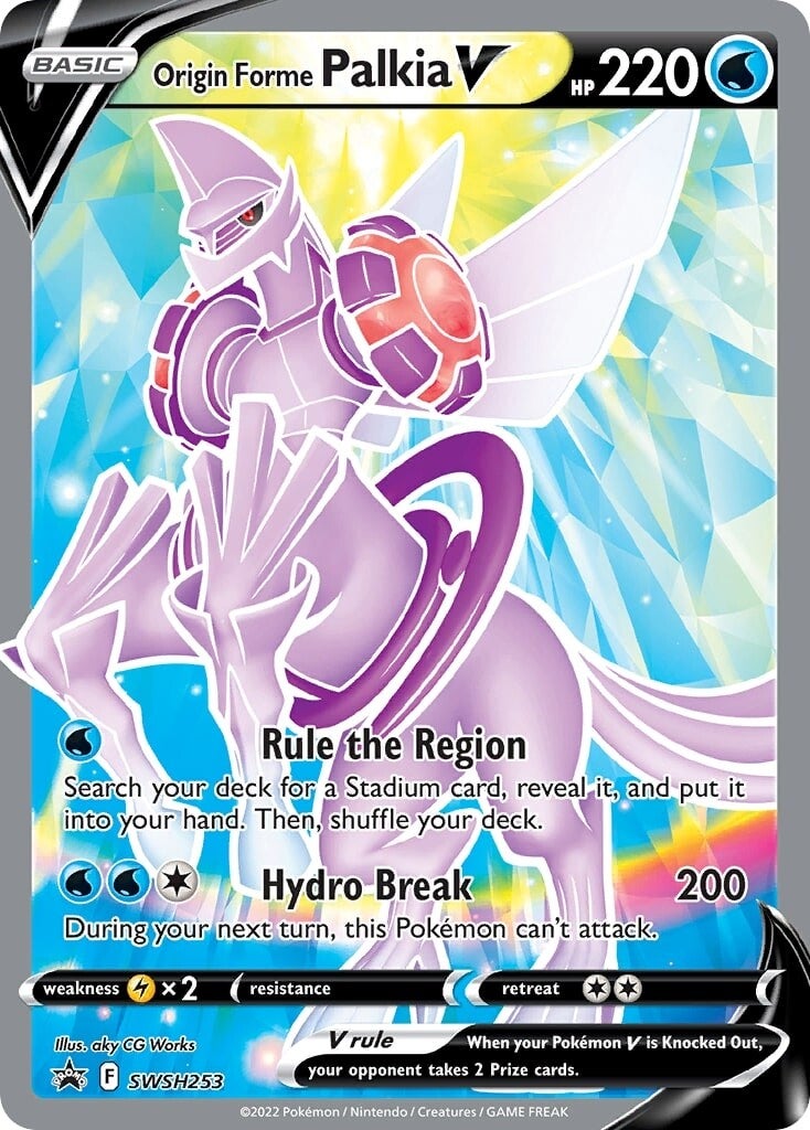 Origin Forme Palkia V (SWSH253) [Sword & Shield: Black Star Promos] | Odin's Place