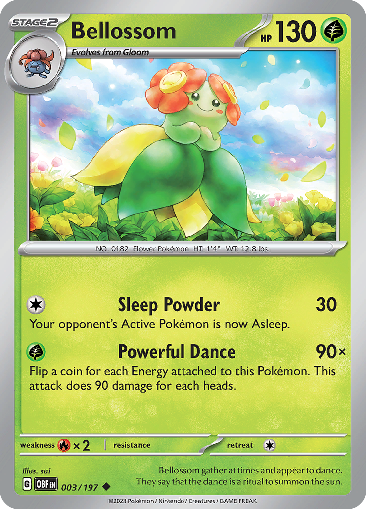 Bellossom (003/197) [Scarlet & Violet: Obsidian Flames] | Odin's Place