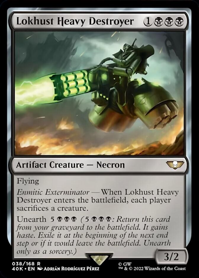 Lokhust Heavy Destroyer (Surge Foil) [Warhammer 40,000] | Odin's Place