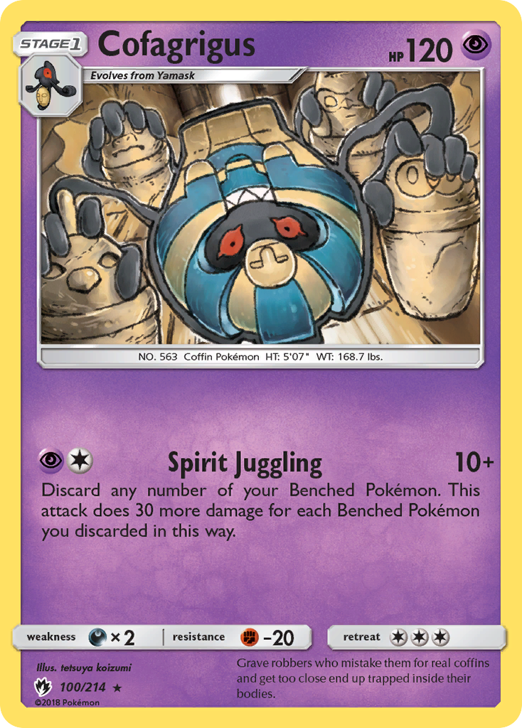 Cofagrigus (100/214) [Sun & Moon: Lost Thunder] | Odin's Place