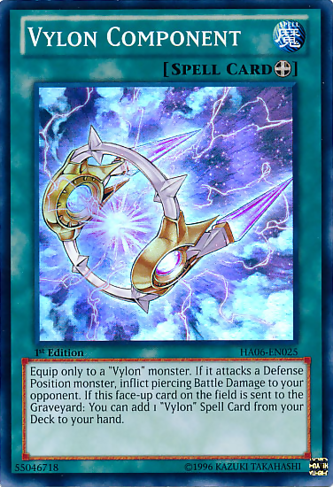 Vylon Component [HA06-EN025] Super Rare | Odin's Place