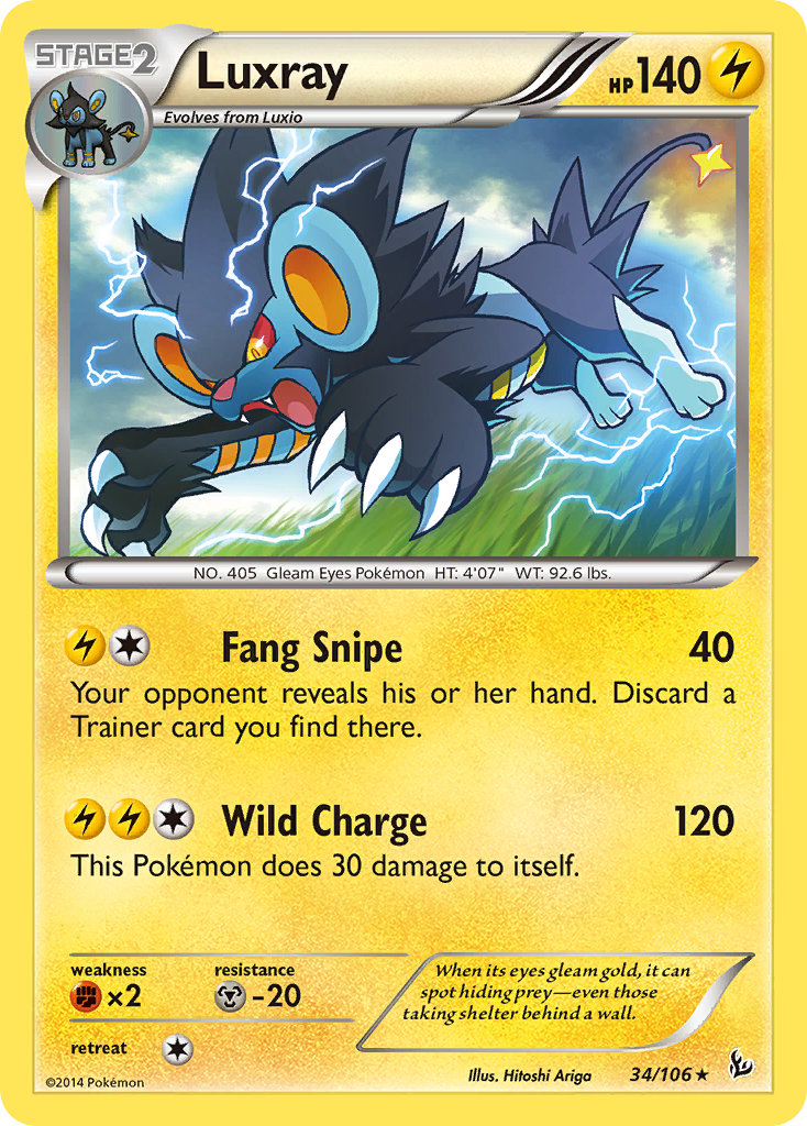 Luxray (34/106) [XY: Flashfire] | Odin's Place