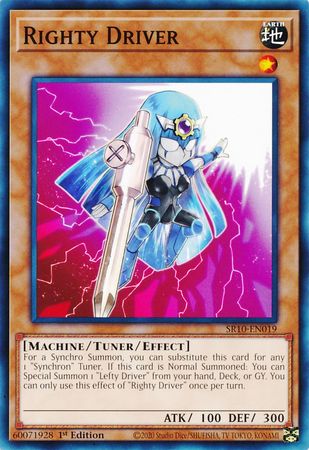Righty Driver [SR10-EN019] Common | Odin's Place