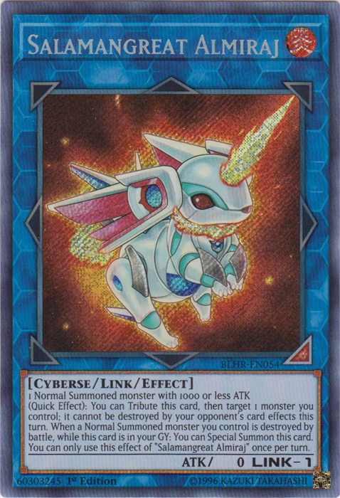 Salamangreat Almiraj [BLHR-EN054] Secret Rare | Odin's Place