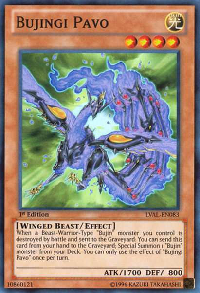 Bujingi Pavo [LVAL-EN083] Super Rare | Odin's Place