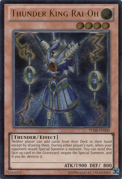 Thunder King Rai-Oh [TU08-EN000] Ultimate Rare | Odin's Place