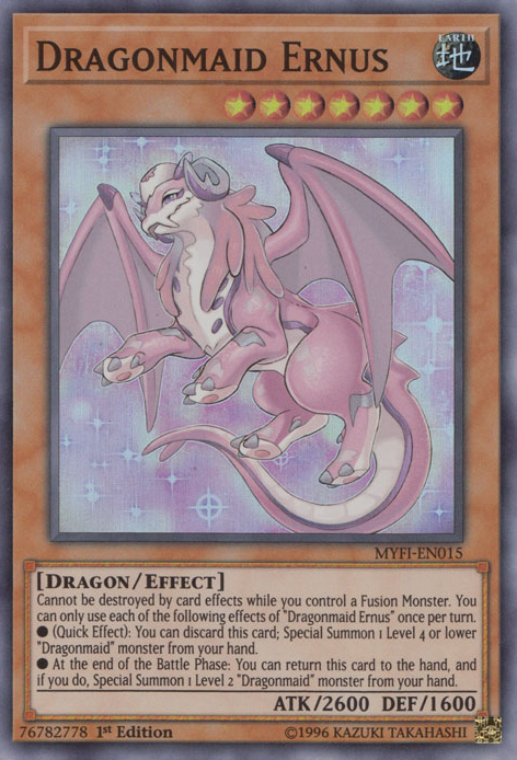 Dragonmaid Ernus [MYFI-EN015] Super Rare | Odin's Place