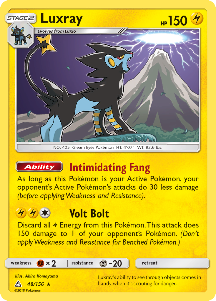 Luxray (48/156) [Sun & Moon: Ultra Prism] | Odin's Place