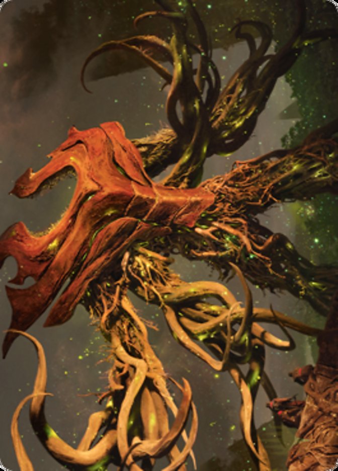 Ashaya, Soul of the Wild Art Card (Gold-Stamped Signature) [Zendikar Rising Art Series] | Odin's Place