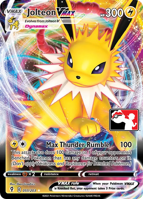 Jolteon VMAX (051/203) [Prize Pack Series One] | Odin's Place