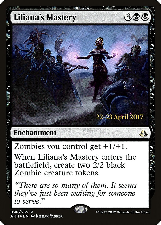 Liliana's Mastery (98) [Amonkhet Prerelease Promos] | Odin's Place