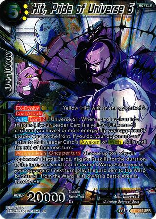 Hit, Pride of Universe 6 (SPR) (BT7-079) [Assault of the Saiyans] | Odin's Place