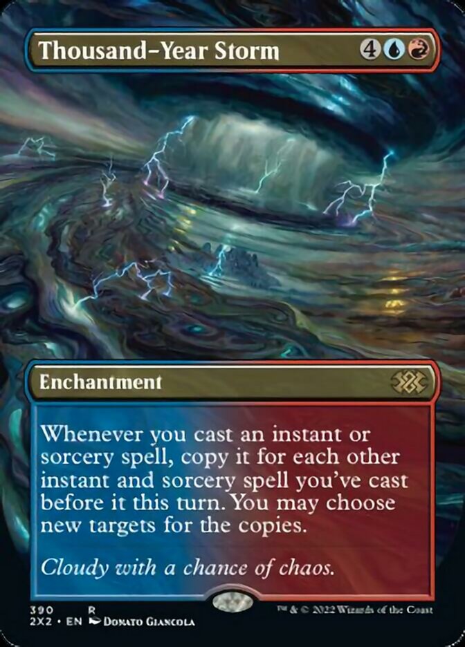 Thousand-Year Storm (Borderless Alternate Art) [Double Masters 2022] | Odin's Place