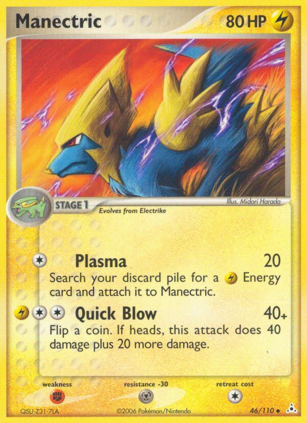 Manectric (46/110) [EX: Holon Phantoms] | Odin's Place