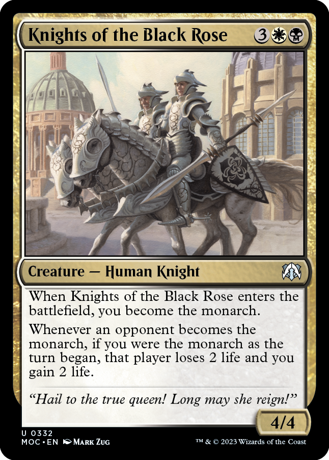 Knights of the Black Rose [March of the Machine Commander] | Odin's Place