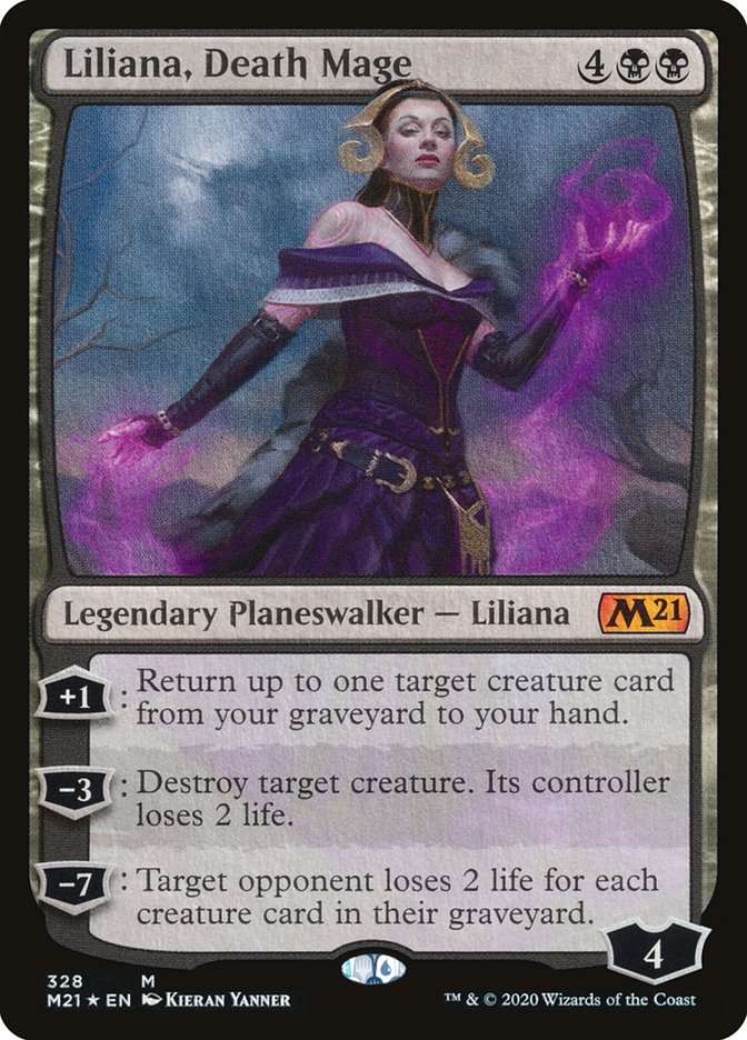Liliana, Death Mage [Core Set 2021] | Odin's Place