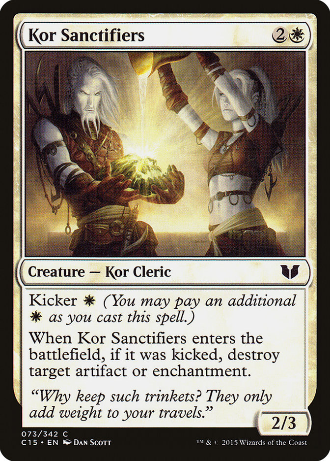 Kor Sanctifiers (73) [Commander 2015] | Odin's Place