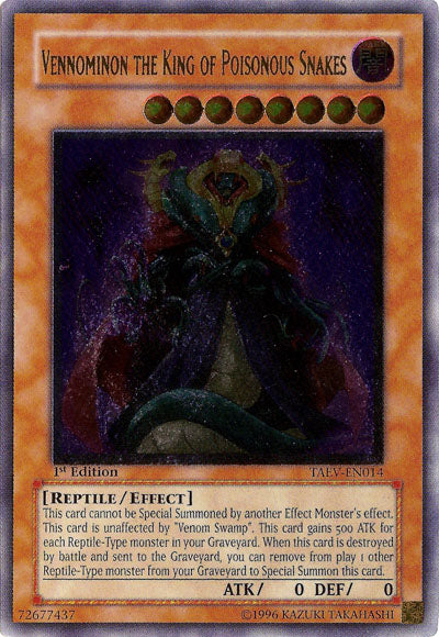 Vennominon the King of Poisonous Snakes [TAEV-EN014] Ultimate Rare | Odin's Place